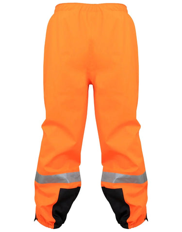 Swazi Hi Vis Overpants Blaze Orange/Black - Kiwi Workgear